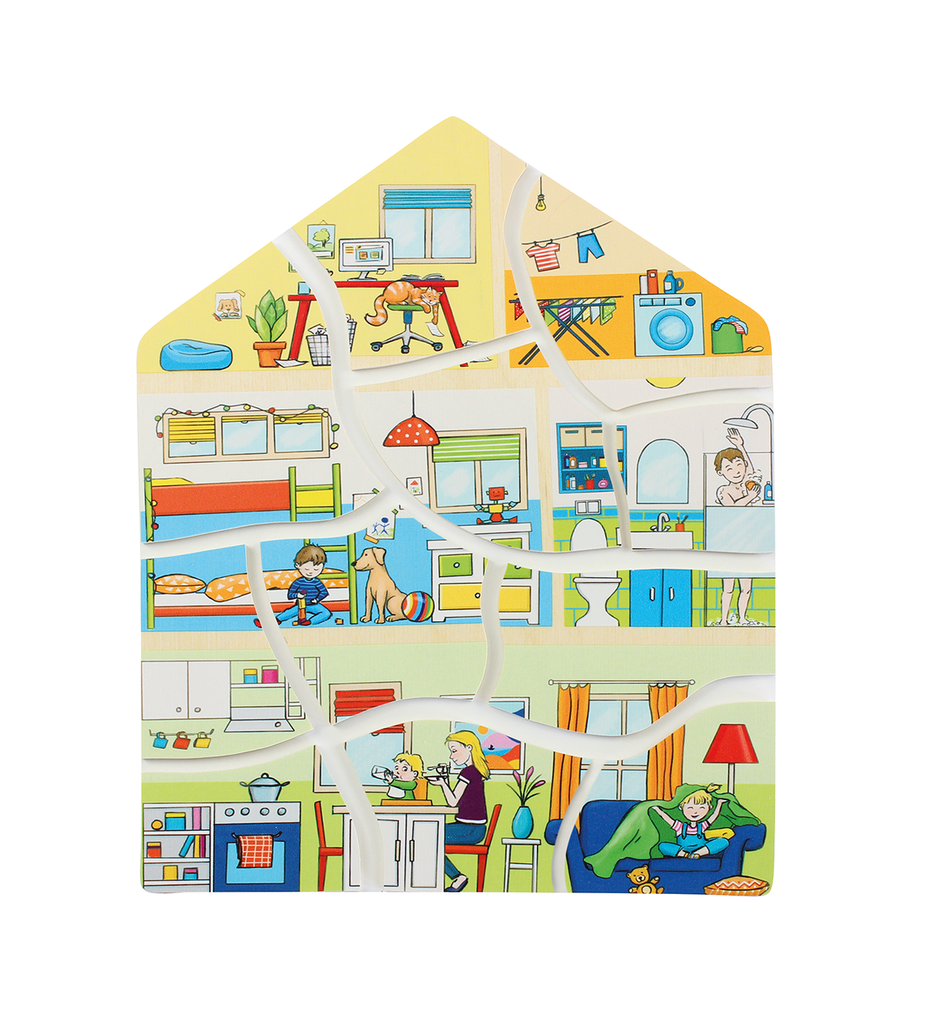 Lagen-Puzzle "Zuhause"