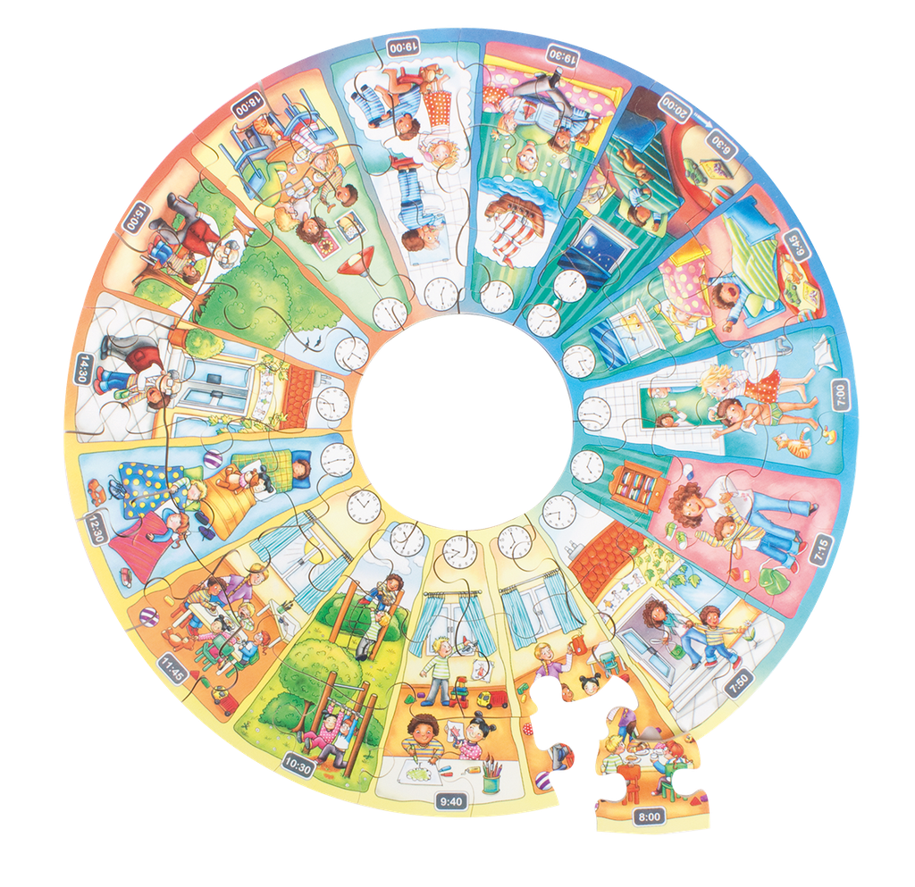 XXL Lernpuzzle "Mein Tag"