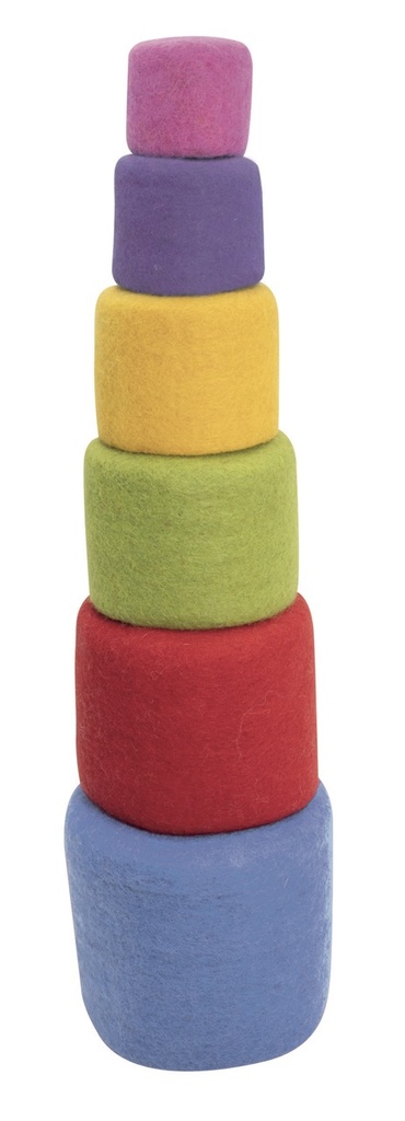 Filz-Stapelschalen - 6er Set