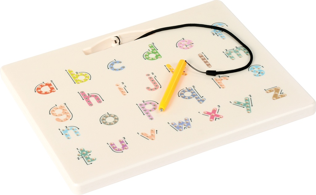 Doppelseitige Magnetschreibtafel - Gross- und Kleinbuchtstaben