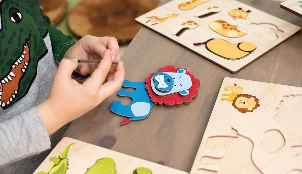 Magnetpuzzle Wildtiere 