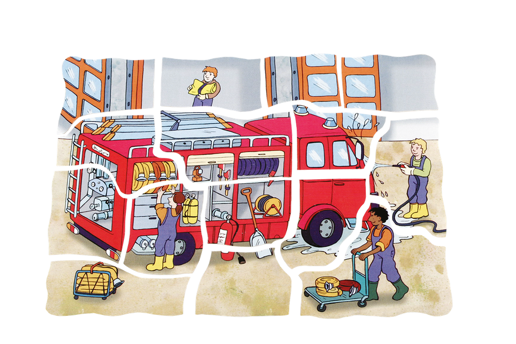 Lagen-Puzzle "Feuerwehr"