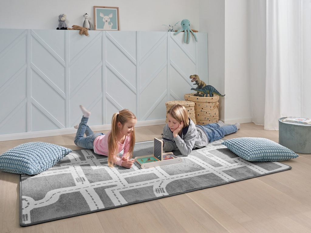 Bauecken Teppich LR - Deluxe mit Straßenoptik