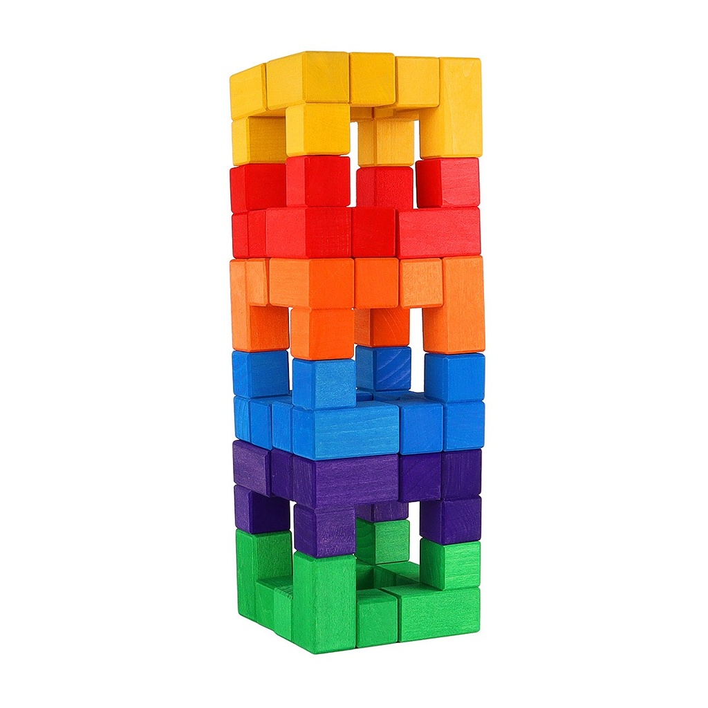 Bunte Winkelwürfel - 24 Teile