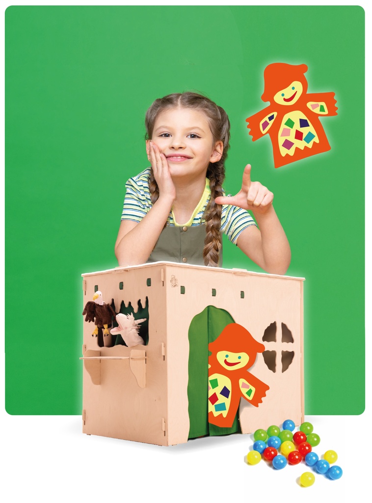 KuWiH 2.0  Höhle mit Vorhängen und 2 Leuchtstiften