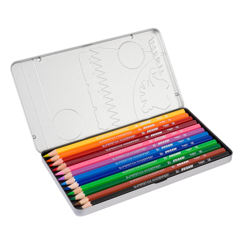 JOLLY Supersticks kinderfest CLASSIC sort., 24er-3D-Metalletui