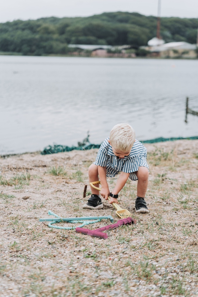 Blue Marine Set - Schaufel, Rechen und Bohrer 