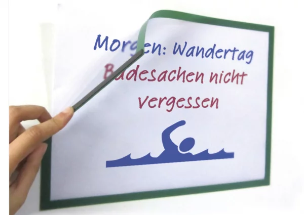 Magnetische Haftfolien mit Rahmen A4