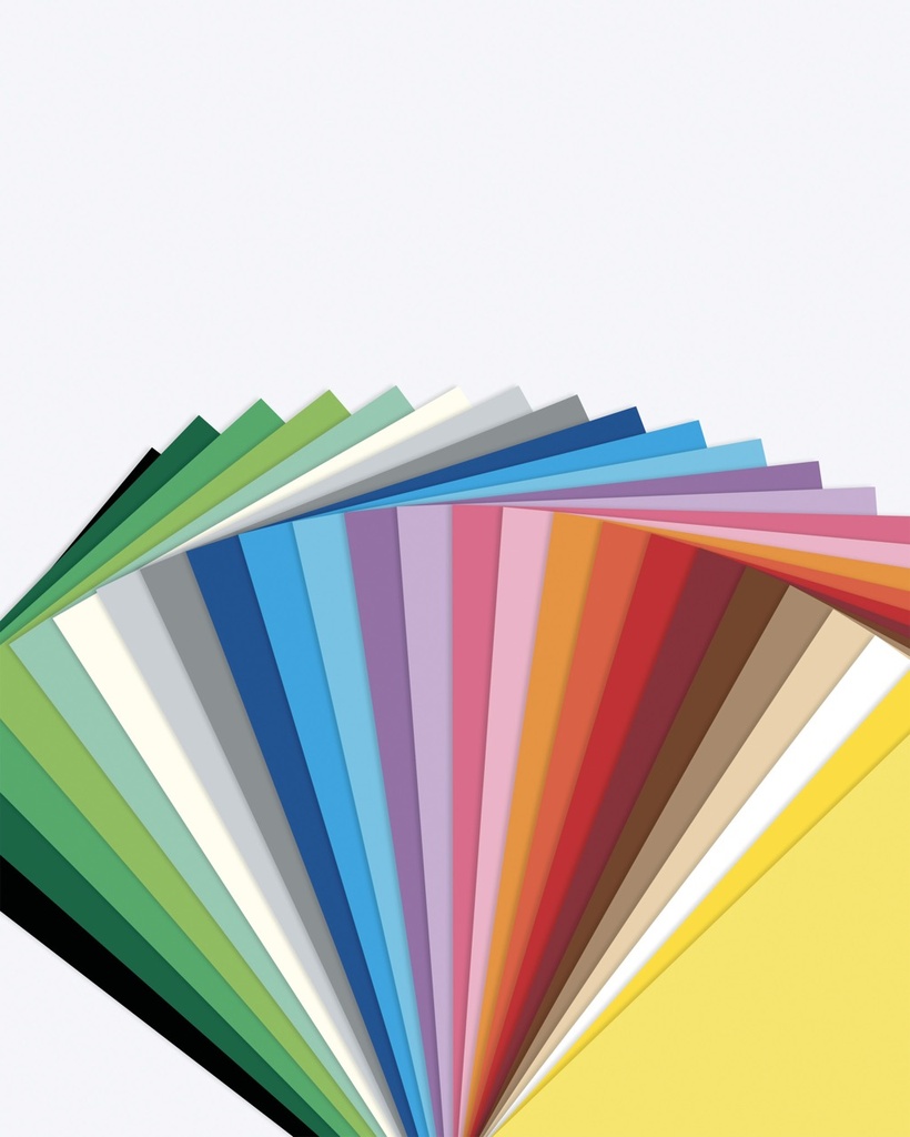 Fotokarton 300g/m², 50x70cm, 25 Farben sortiert