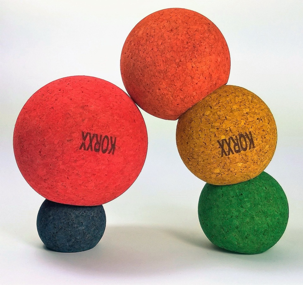 Korkbausteine - 42er bunte Halbe