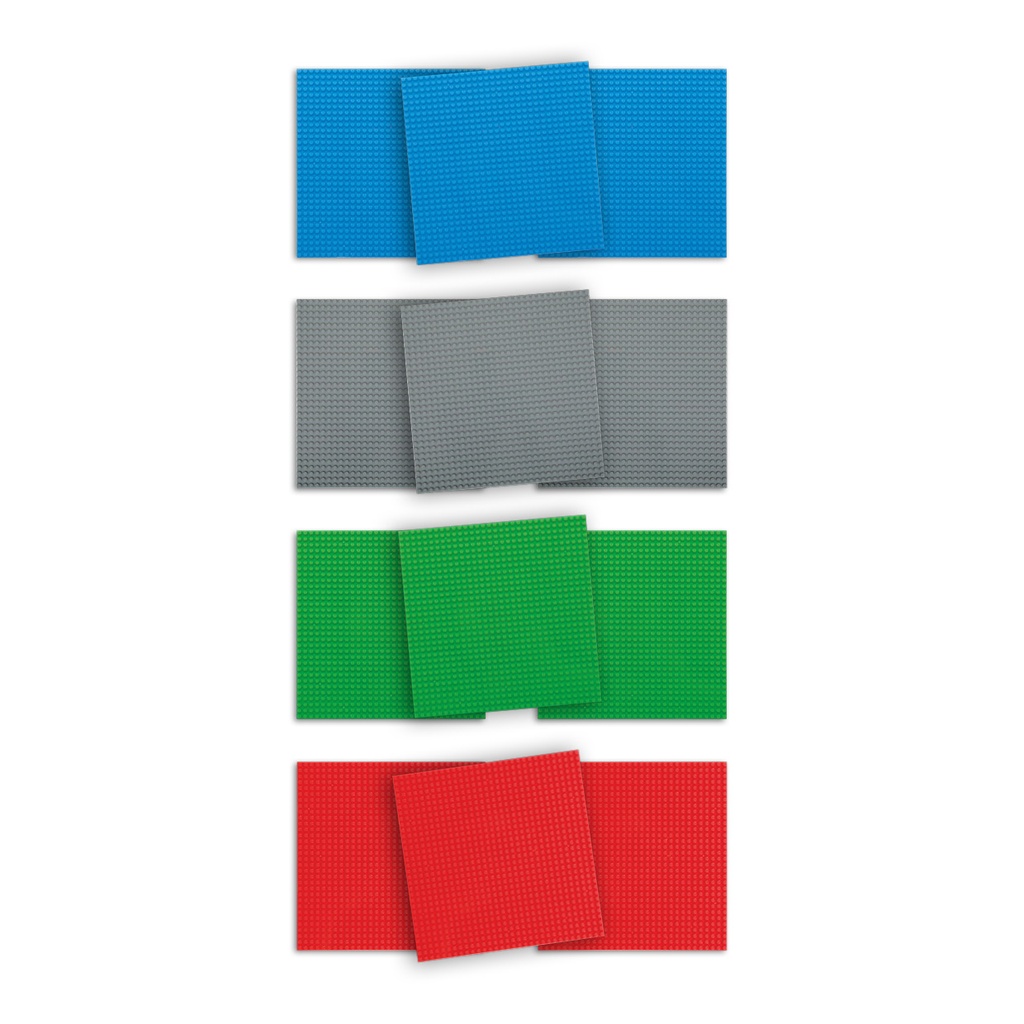 Klemmbausteine Bauplatten 12er Set 