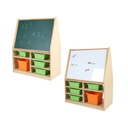 Regalkombination mit Tafeln