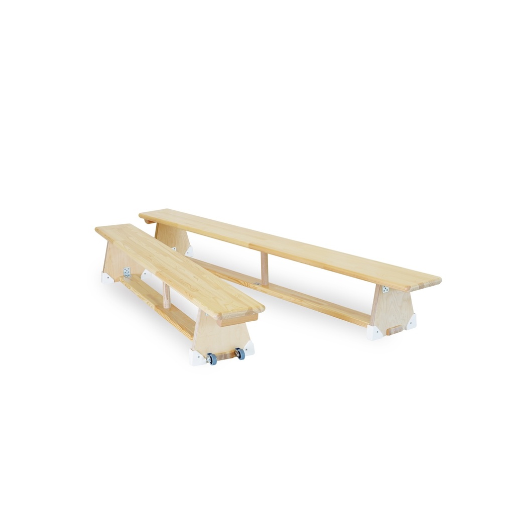 Turnbank natur 2,80m lang, Schmale Ausführung (30cm hoch)