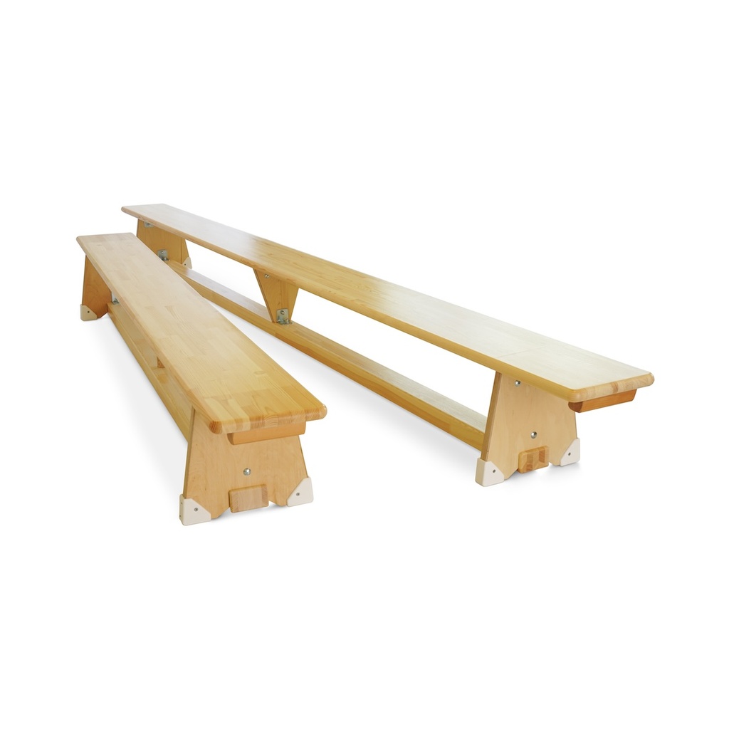 Turnbank natur 3m lang, Breite Ausführung (35cm hoch) U3 geeignet