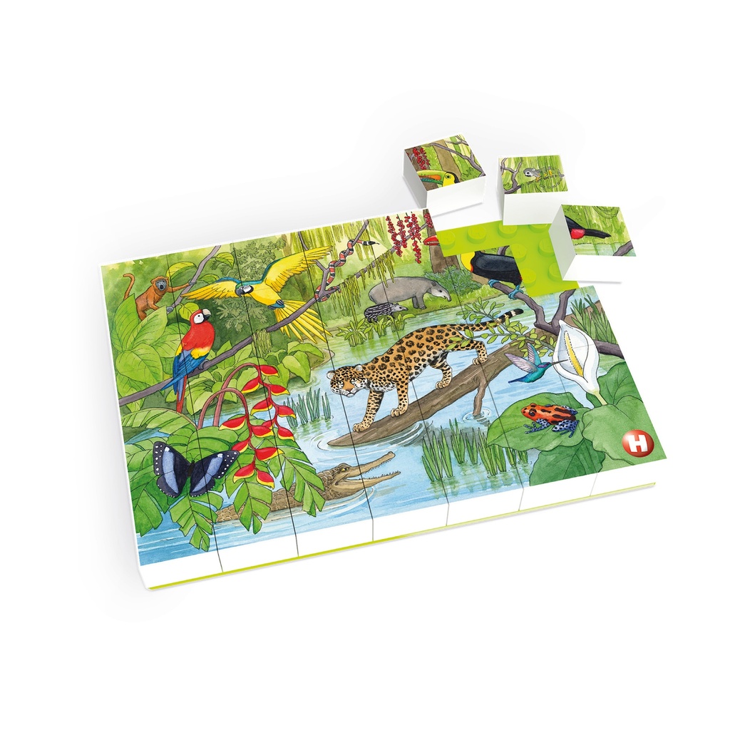 Klemmi Puzzle "Tierwelt im tropischen Regenwald"
