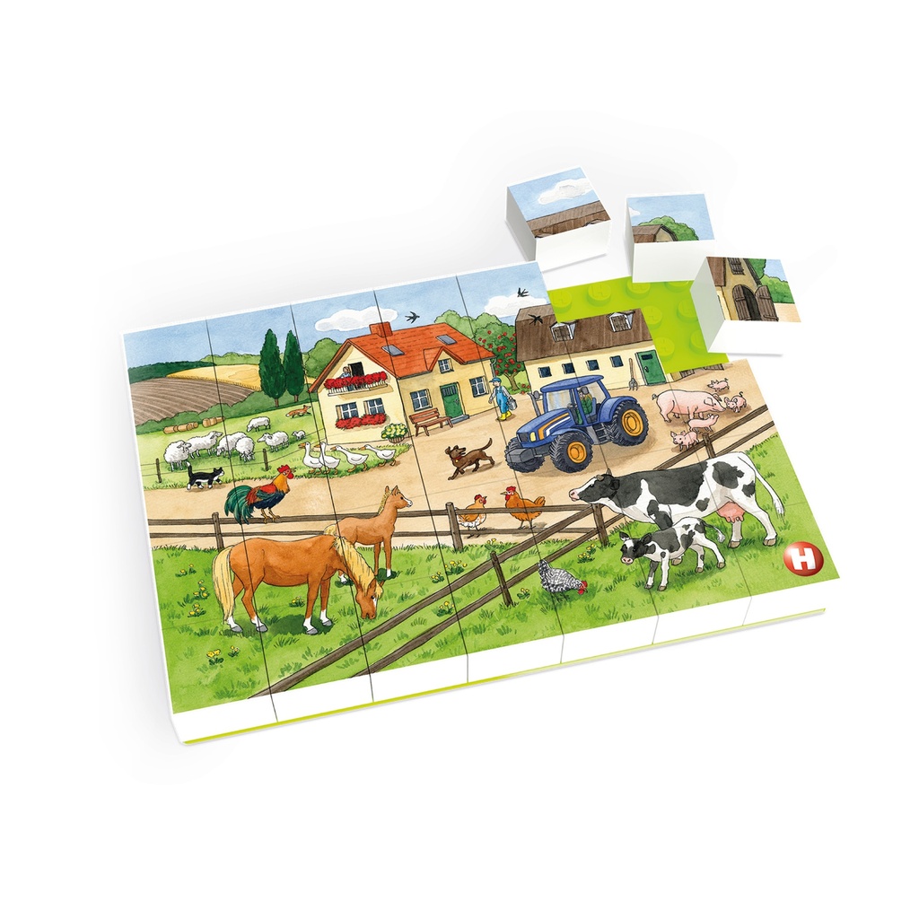 Klemmi Puzzle "Leben auf dem Bauernhof"