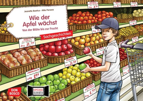 Kamishibai - Wie der Apfel wächst - Von der Blüte bis zur Frucht
