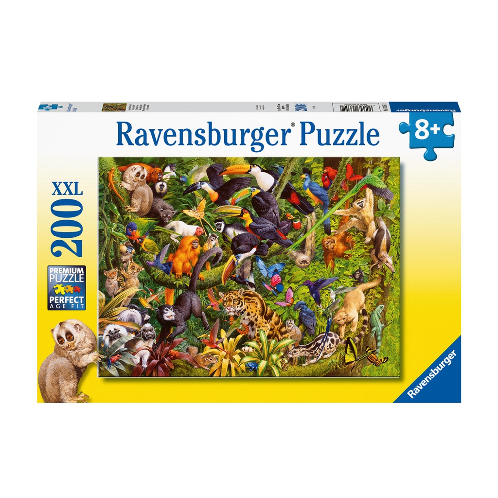 XXL Puzzle 200 Teile "Bunter Dschungel"