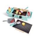 Grill mit Gusseisener Pfanne