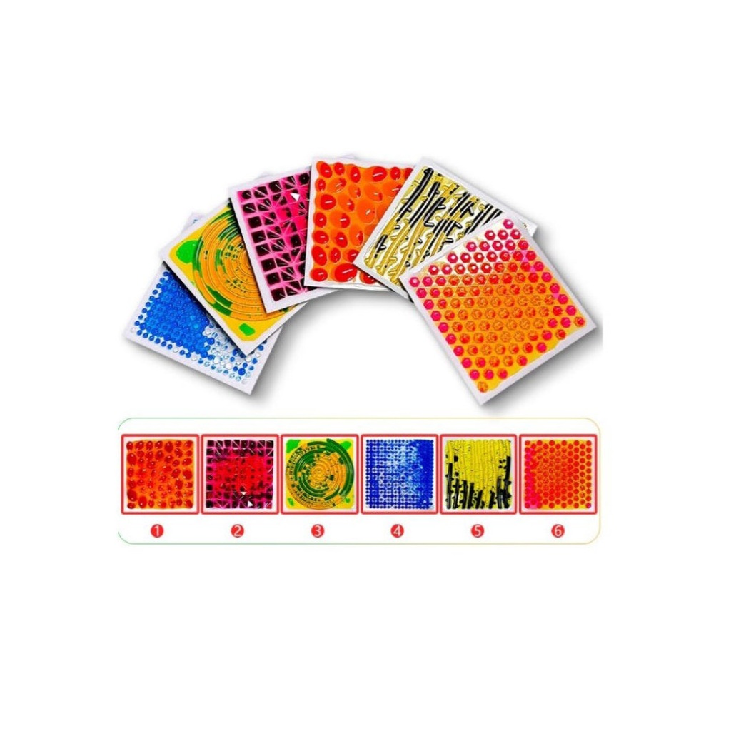 Sensorik Fliesen 6er Set 