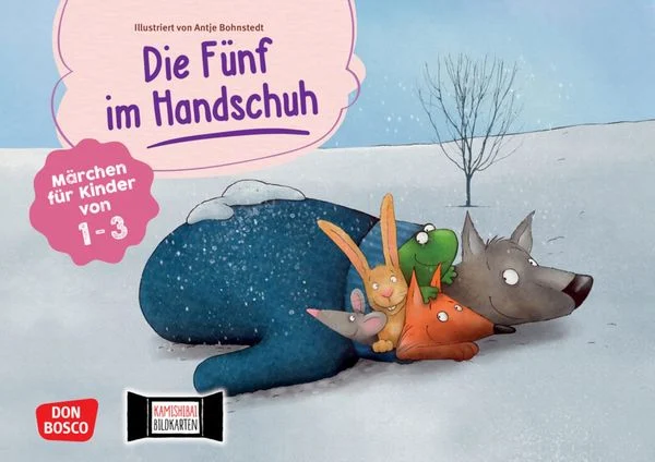 Die Fünf im Handschuh. Kamishibai Bildkartenset 