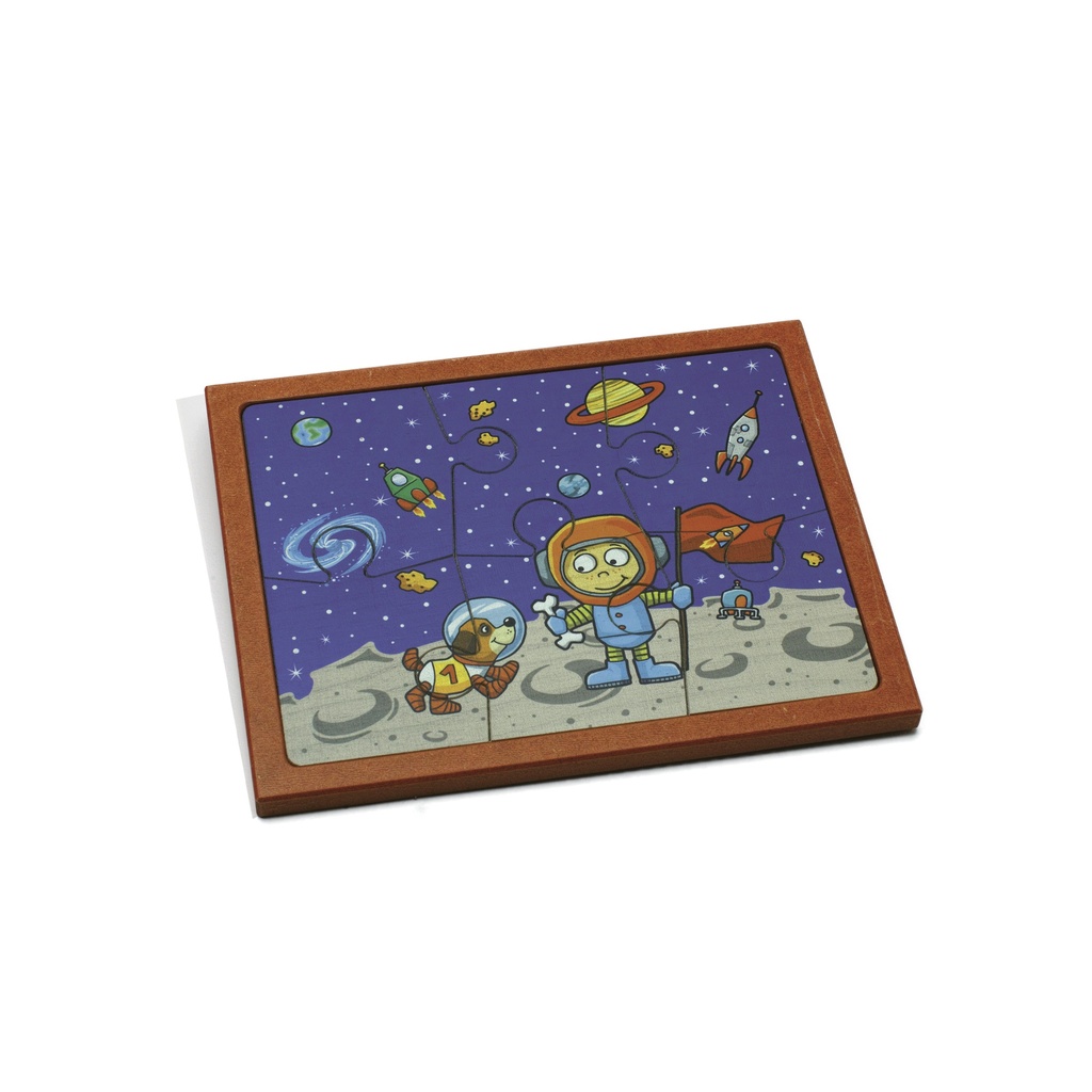 Holz-Puzzle - 6 Teile Astronaut