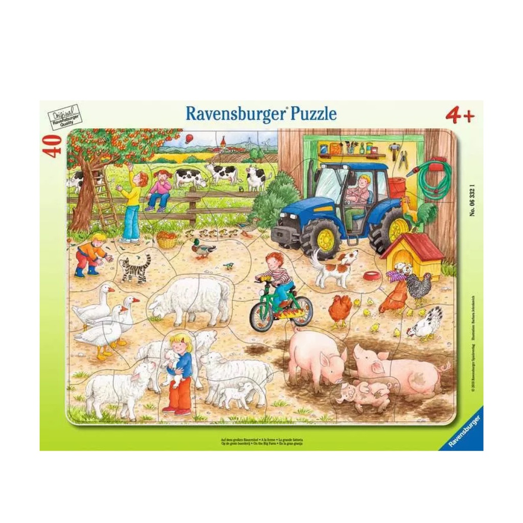Rahmenpuzzle - 24-tlg. "Auf der Baustelle ist was los"