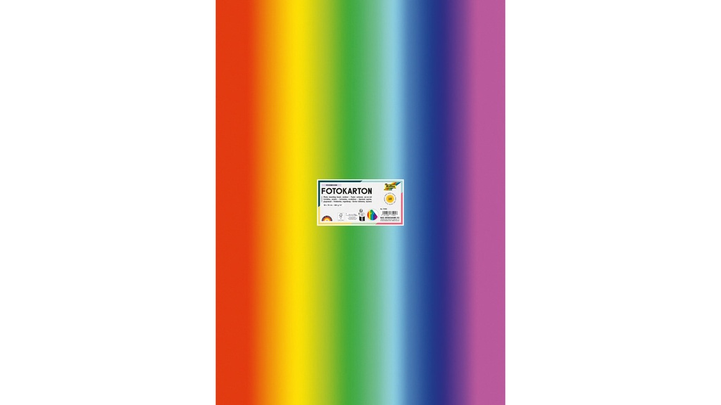 Regenbogen-Fotokarton