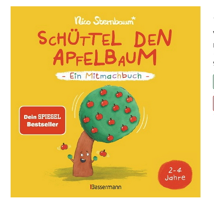 Schüttel den Apfelbaum - Ein Mitmachbuch. Für Kinder von 2 bis 4 Jahren