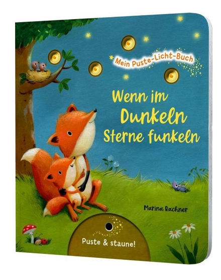 Mein Puste-Licht-Buch: Wenn im Dunkeln Sterne funkeln