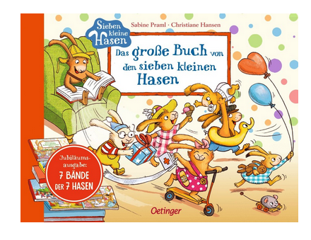 Das große Buch von den sieben kleinen Hasen