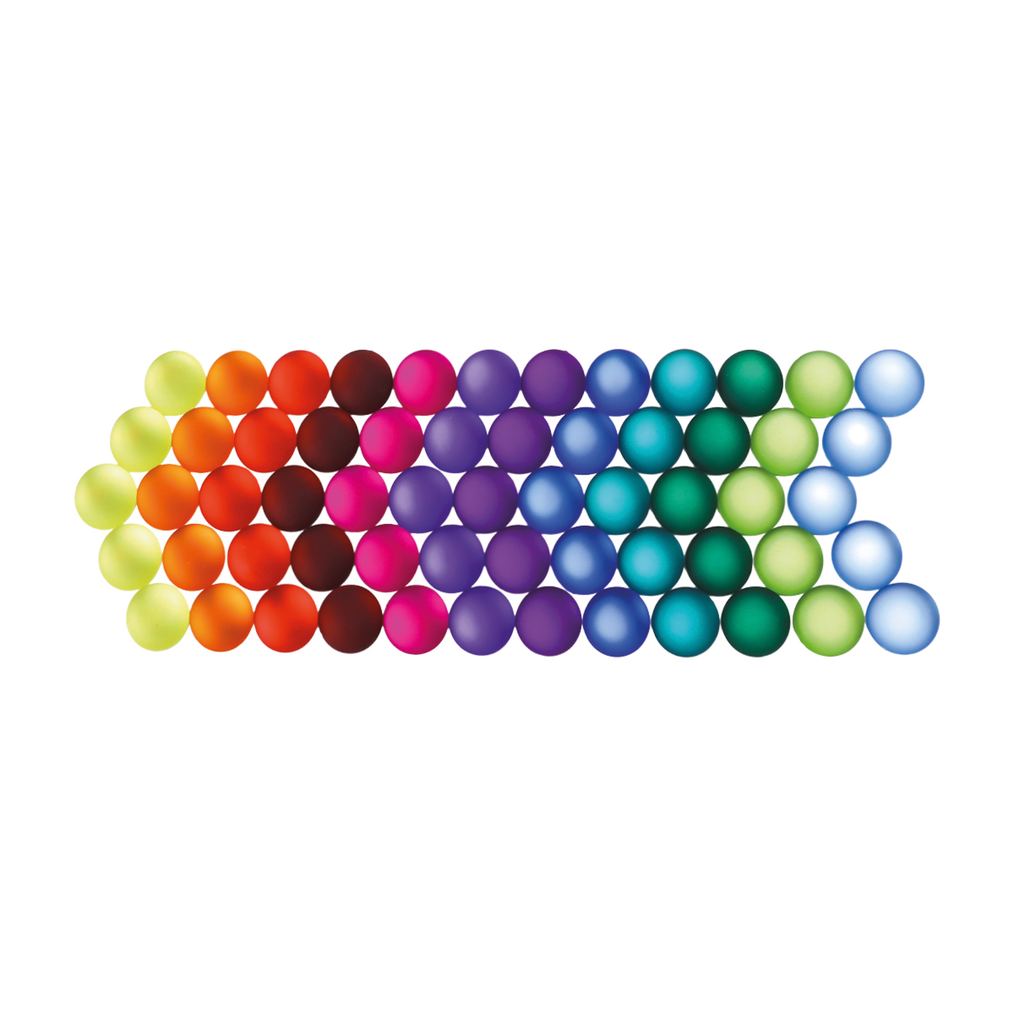 Glitzersteine Matt - 60er Set 