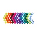 Glitzersteine Matt - 60er Set 