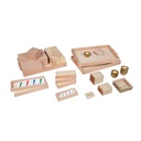 Goldenes Perlenmaterial mit Kartensätzen: Lose Perlen - Glas