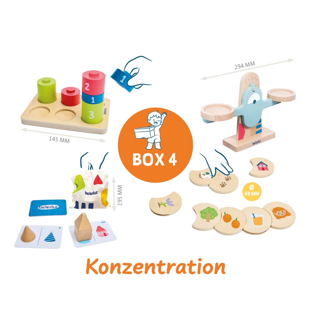 Kleine Entdecker Box 4 - Konzentration