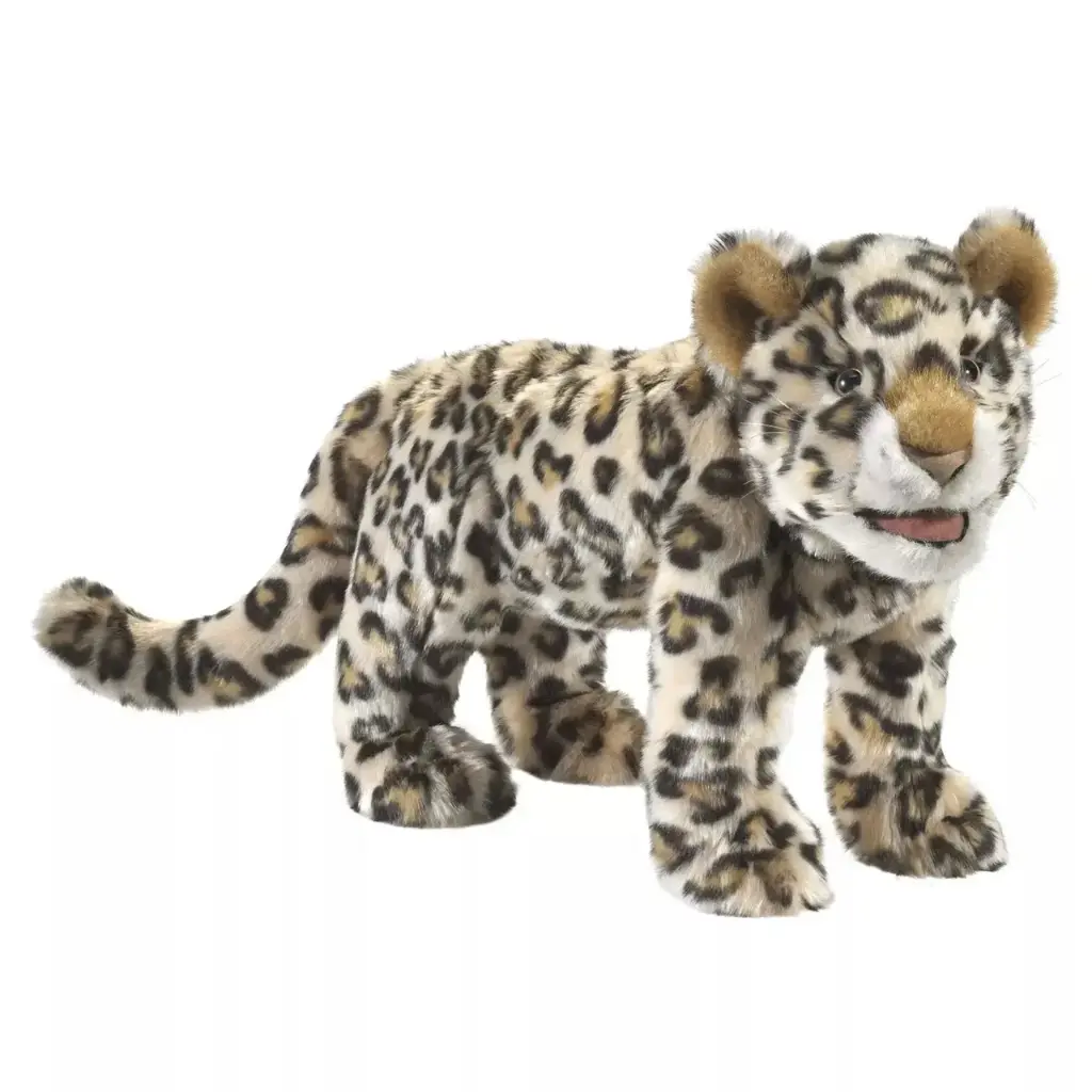 Handpuppe Leoparden Baby