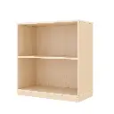 Regalschrank 79 cm - 2 Fächer, mit Holzsockel