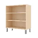Regalschrank 79 cm - 3 Fächer, mit höhenverstellbaren Sockelfüßen