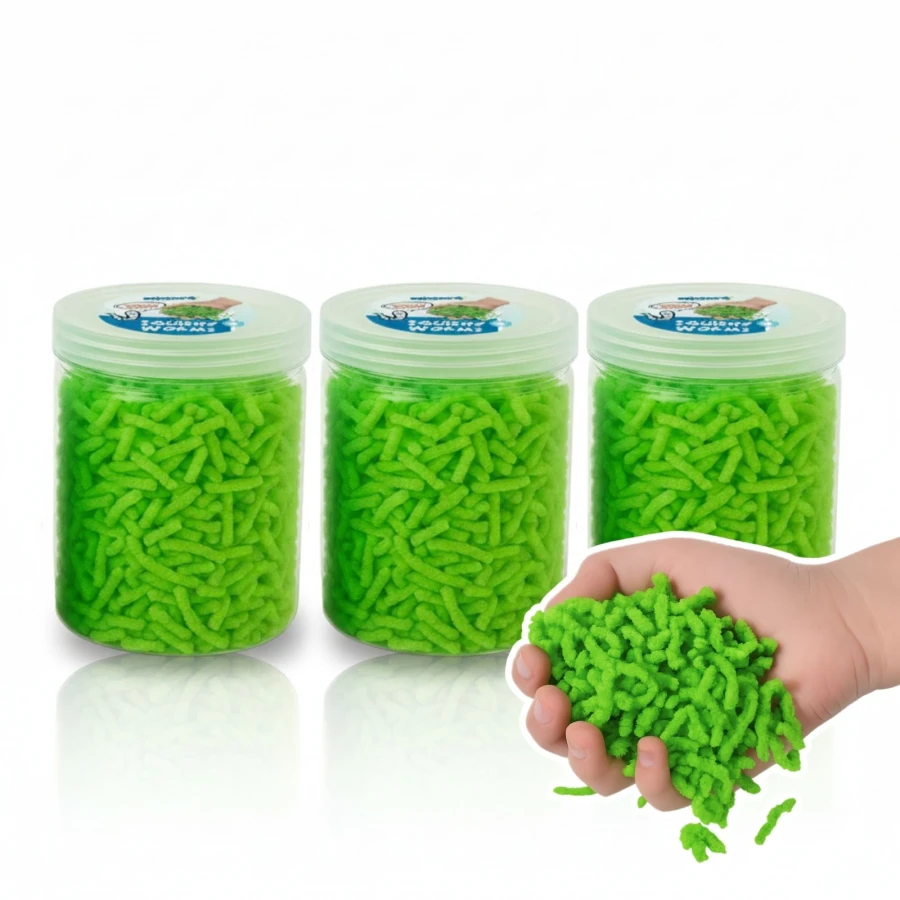 Sensorik Würmchen - 120g - grün 