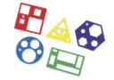 Geometrische Zeichen Schablonen