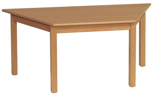 Trapez Tisch Buche massiv 120x60cm