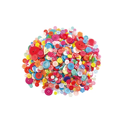 [113022] Knöpfe 500g, gemischt 