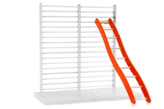 [107146] Turnleiter Wellenform mit Holzsprossen U3 geeignet