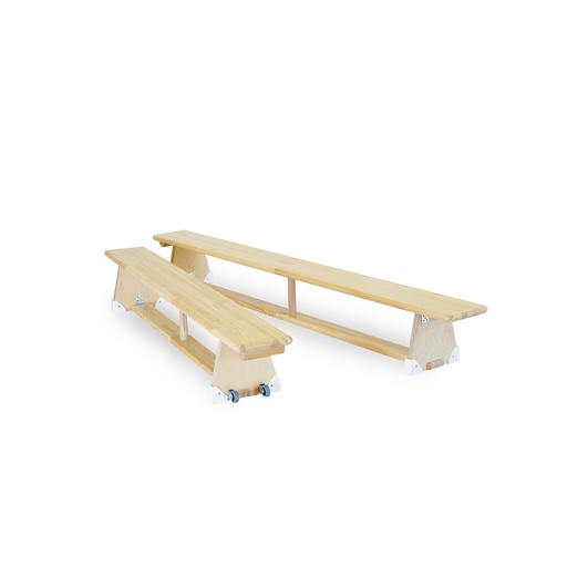 [107124] Turnbank natur 2,80m lang, Schmale Ausführung (30cm hoch), U3 geeignet^