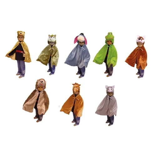 [105109] Kostüme Set "Tiere" - 13 teilig