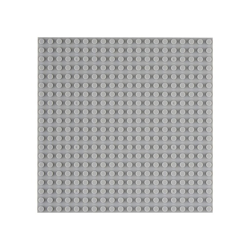 [103010] Klemmbausteine Bauplatte - 50 x 50 cm, grau