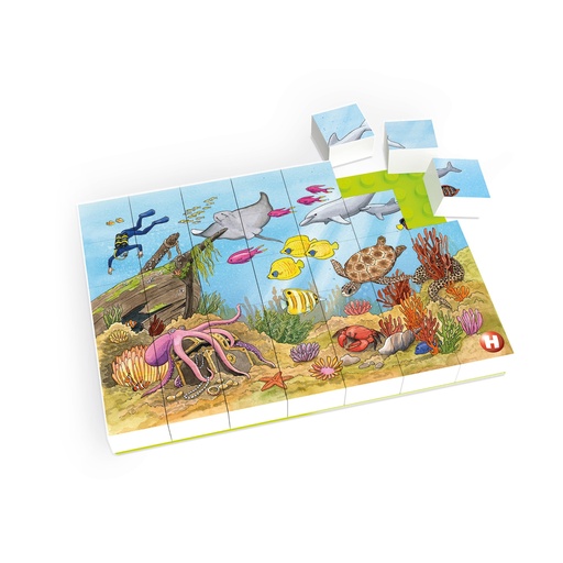 [104118] Klemmi Puzzle "Bunte Unterwasserwelt"