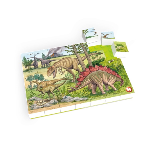 [104121] Klemmi Puzzle "Welt der Dinosaurier"