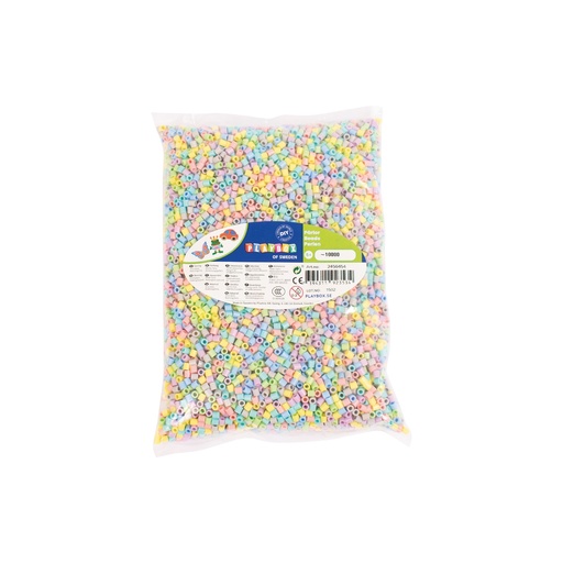 [113204] Bügelperlen 10.000 Stück PASTELL