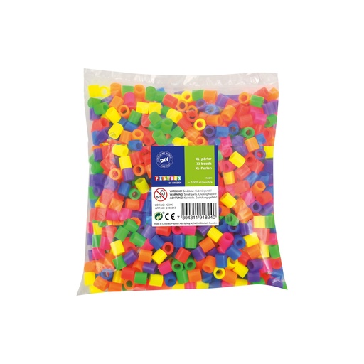 [113201] Bügelperlen XL - 1000 Stück NEON